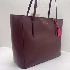 Kate Spade New York SCHUYLER MEDIUM Zip Top TOTE Shoulder Bag 
Cherrywood 
NWT